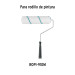 Felpa para rodillo 9x3/8" microfibra, superficie poco rugosa