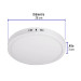 Luminario LED plafón24W 3000K, redondo, blanco, VOLTECK