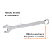 Llave combinada extralarga 30 mm x 401 mm de largo, EXPERT