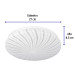 Luminario LED plafón decorativo 8W 6500K, espiral, BASIC