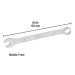 Llave combinada 9 mm x 130 mm de largo, PRETUL