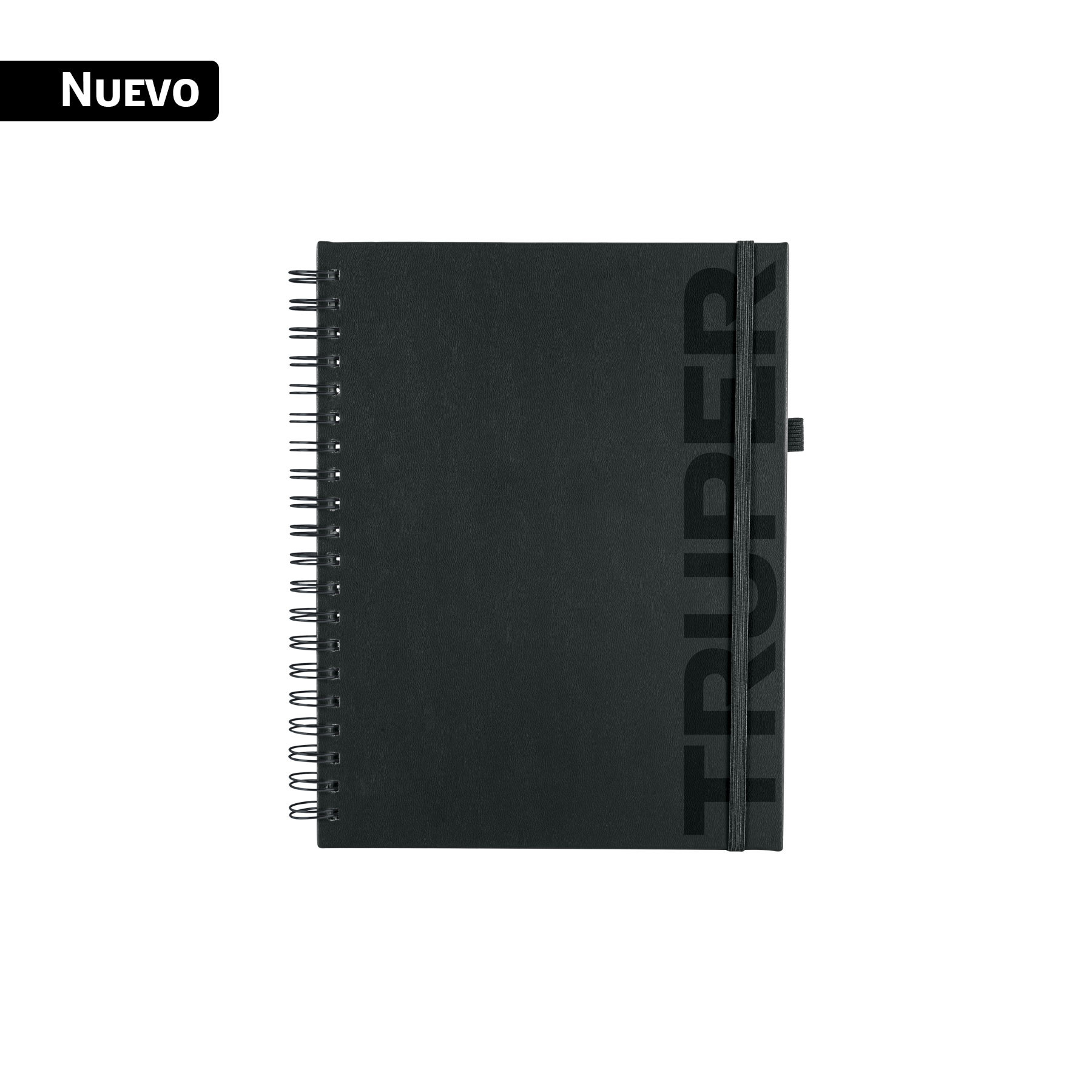 Cuaderno profesional A4 pasta dura espiral 100 hojas, TRUPER