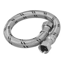Manguera para boiler, acero inox. 1/2"H x 1/2"H, 40 cm