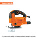 Sierra caladora 750W 5.9 A vel. variable, TRUPER PRO