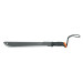 Machete doble filo 18", cacha atornillada, funda de cartón