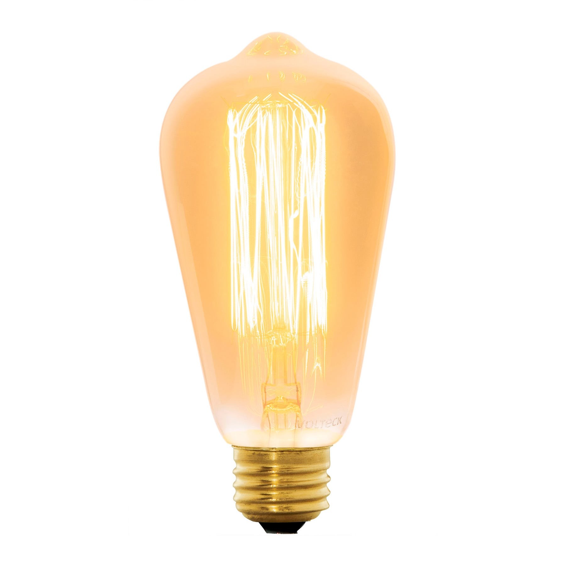 Lámpara incandescente vintage 40 W tipo Edison, Volteck