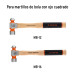Mango para martillos de bola MB-12 y MB-16, 14-1/2", TRUPER