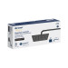 Regadera plato cuadrado 10" con brazo, negro, FOSET RIVIERA