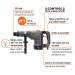 Rotomartillo SDS Max/destornillador 9 kg, 15J, 1500W, EXPERT