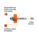 Broca para router, rebajado, 1-1/4" con balero, TRUPER