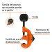 Cortador de tubo de cobre 1/8" a 1-1/8" cuchilla 20mm,EXPERT
