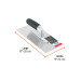 Llana 11" dentado triangular, 6 remaches, mango Comfort Grip