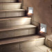 Luminario LED empotrable de cortesía 1W 3000K blanco VOLTECK