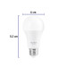 Foco LED 10W (75W) A19, sensor de luz, 6500K, VOLTECK