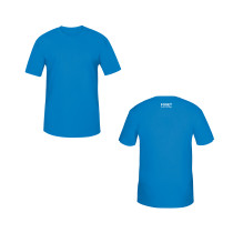 Playera cuello redondo para hombre, azul, M, Truper