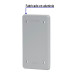 Placa tipo FS ciega, de sobreponer, VOLTECK