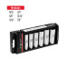 Juego 6 dados largos cuadro 1/2" std, TRUPER