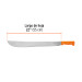 Machete estándar 22" cacha naranja remachada, TRUPER