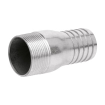 Niple de acero galvanizado 1-1/2" tipo botella, FOSET