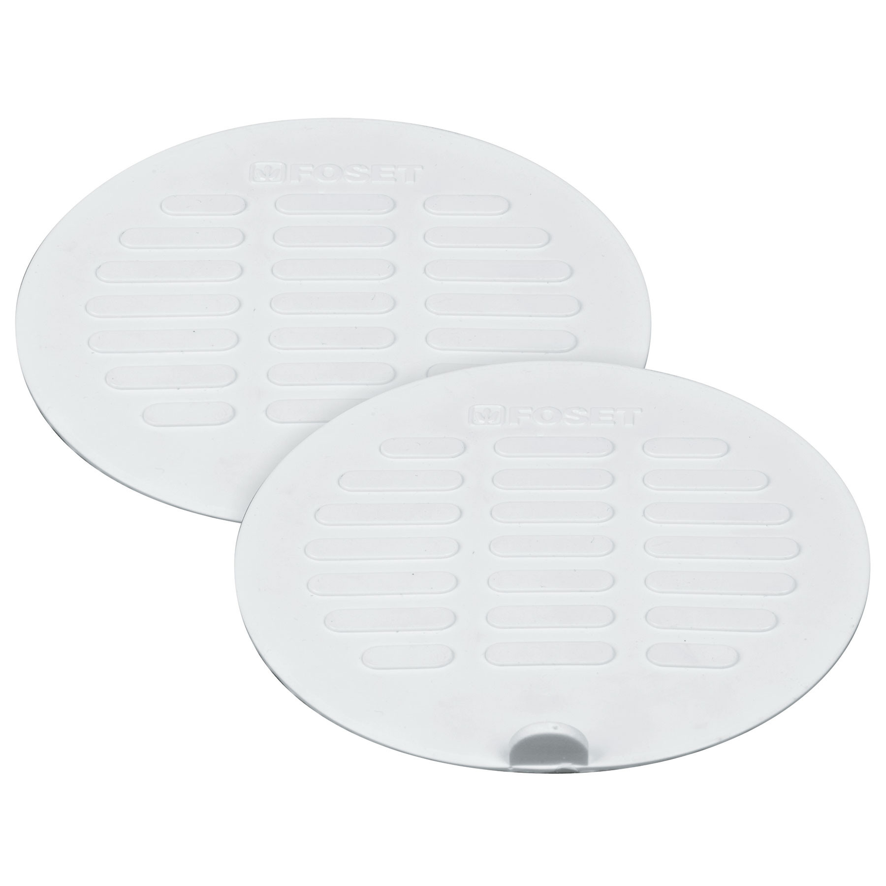 Juego 2 tapas para coladera de 5", FOSET