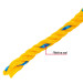 Metro de cuerda amarilla de polipropileno 8 mm, rollo 32m