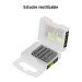 Estuche con 5 puntas torx T40 con seguro largo 1", EXPERT