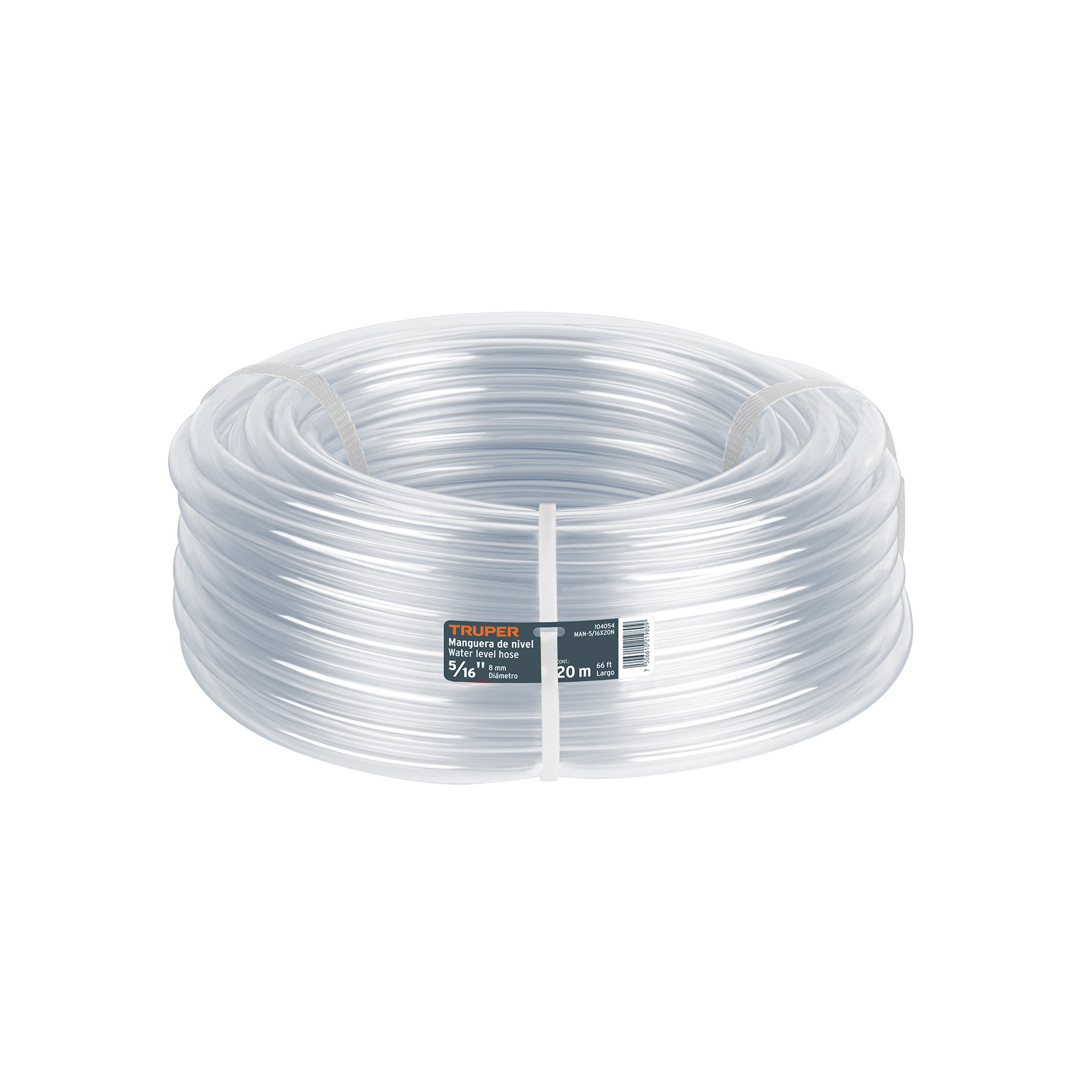 Manguera de Nivel, 5/16", rollo de 20m, TRUPER