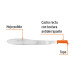 Machete Caguayano 24" cacha naranja inyectada, TRUPER