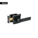 Cerradura manija "Módena" p/baño, negro mate, HERMEX