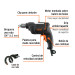 Taladro/destornillador 1/4", 380W, TRUPER INDUSTRIAL