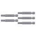 Estuche con 5 puntas hexagonales de 5 mm largo 2", EXPERT