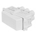 Interruptor de 3 vías, línea Italiana, color blanco, VOLTECK
