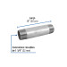 Niple de acero galvanizado 1-1/4 x 8", FOSET
