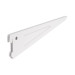 Ménsula plana blanca para cremallera doble, 27cm, FIERO