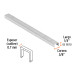 Caja con 5000 grapas corona 3/8" calibre 22, 6mm p/ENNE-70