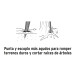 Barreta para tierra dura 1"x150 cm, escoplo 67 mm, TRUPER