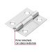 Bisagra rectangular 1-1/2" acero inoxidable, HERMEX