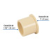 Reducción bushing de CPVC 1-1/2" x 1", FOSET