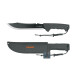 Machete doble filo 10", cacha inyectada, con funda, TRUPER
