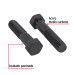 Bolsa con 30 tornillos 7/16" x 2-1/2" acero grado 5, FIERO