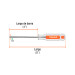 Desarmador punta Torx T 25 mango de acetato, TRUPER