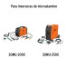 Cables portaelectrodo y pinza de tierra 200A, 1/2", TRUPER