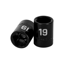 Dado cuadro 1/2" de impacto 6 puntas de 19 mm, TRUPER