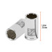 Dado de 3/8", 12 puntas, cuadro 1/4", TRUPER