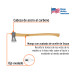 Hacha para rajar madera 2-1/4 lb, mango hickory 28", TRUPER