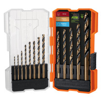 Juego de 13 brocas HSS para metal en estuche, TRUPER EXPERT