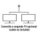 Antena aérea para HD TV, giratoria 360°, 16 dB, VOLTECK