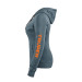 Sudadera gris para dama, talla M, TRUPER