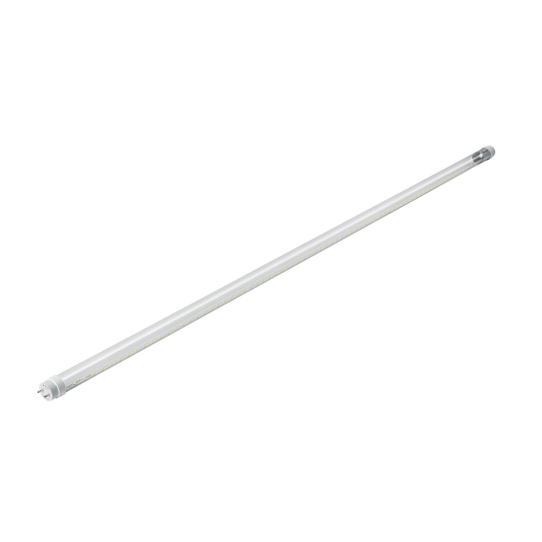 Tubo LED T8 18W G13, 6500K blanca fría, transparente, BASIC