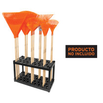 Rack de plástico para escobas, TRUPER